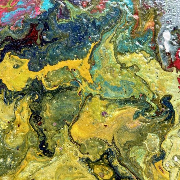 One of a Kind Acrylic Art Piece - Picture 4 of 6